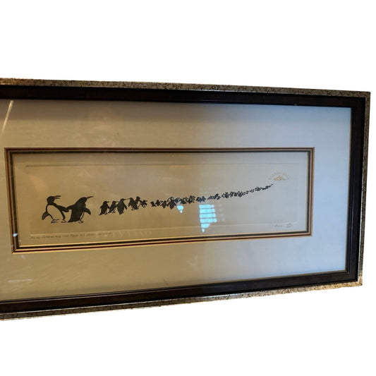 20 x 10 penguin art we’re headed to the promised Land signed Angie 209/400