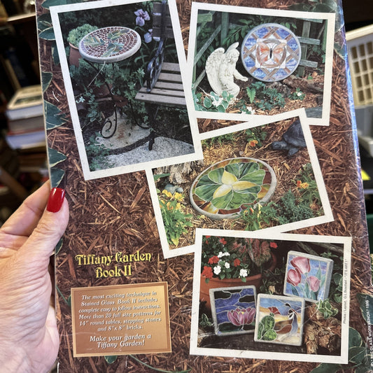 Tiffany Garden II Mosaic Tables Stones Bricks by Jean Bishop & Julie Bishop-Day