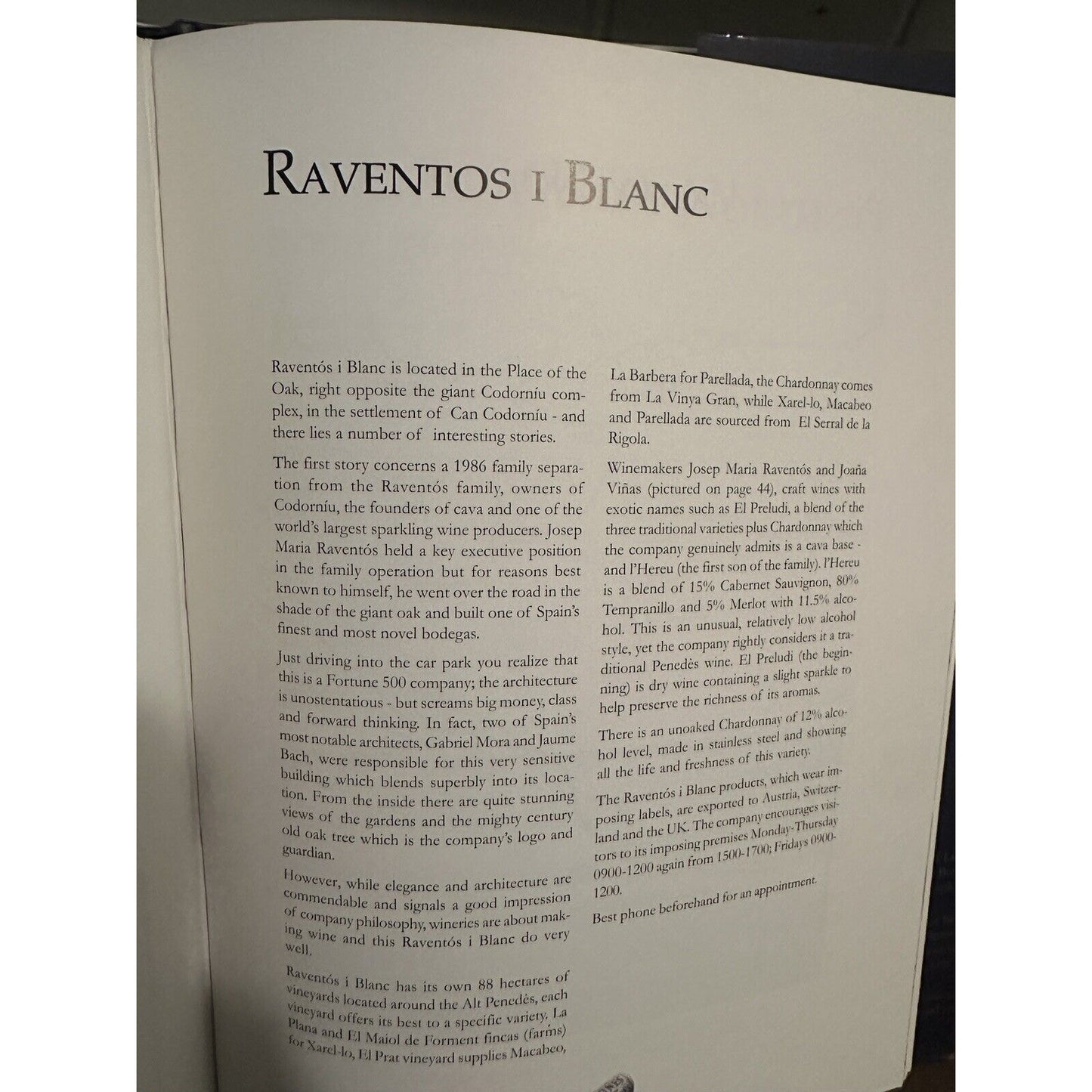 Wine Routes of Penedes and Catalonia by Alan Young, Inscribed
