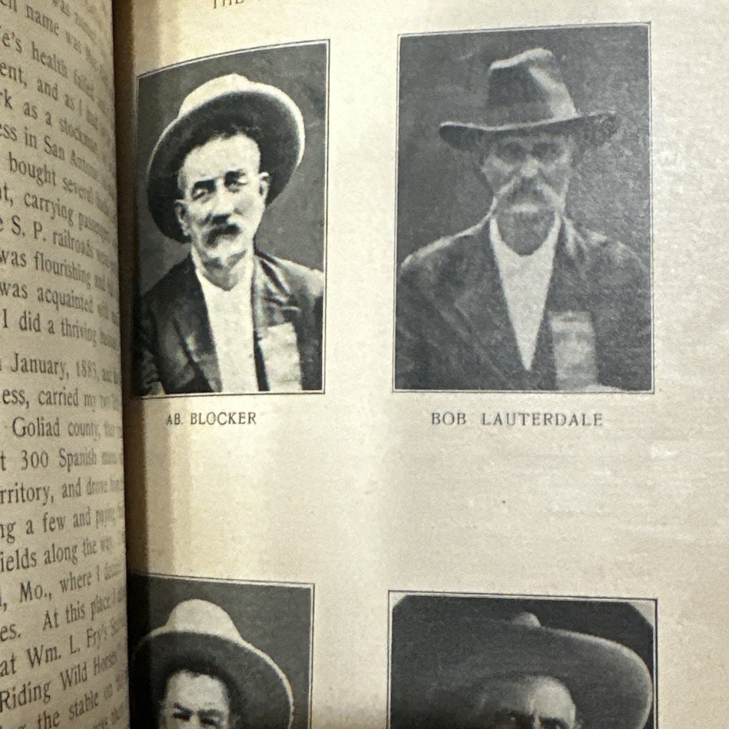 1920 1st Orig. Ed., The Trail Drivers of Texas, George W. Saunders, Illustration