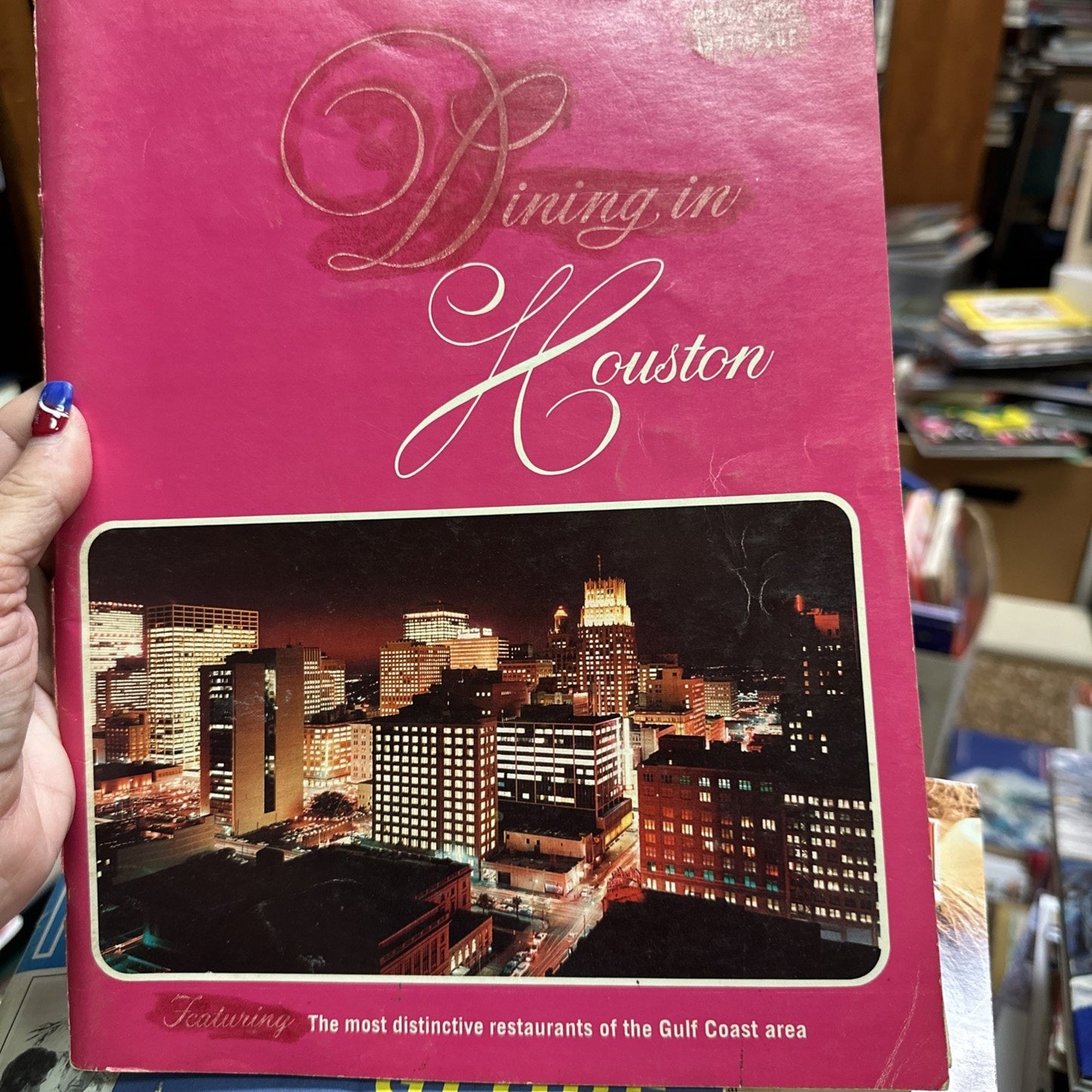 Vintage Dining In — Houston 1971 Restaurants Of The Gulf Coast Area