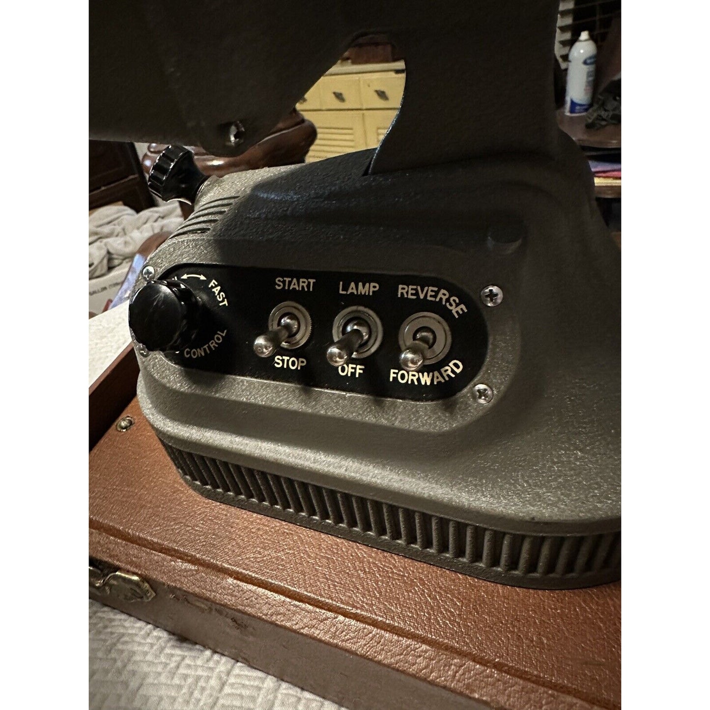 1950s DeJUR 8mm Home Movie Projector Model #750 w/Original Case