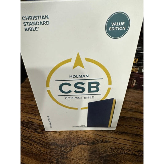 CSB Brand new Navy Blue ultrathin Bible  Never opened