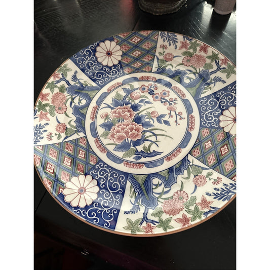 IMARI Arita Antique Japanese porcelain Large Platter 14 Inch
