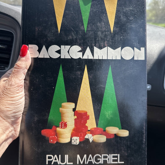 Original Vintage 1976 Backgammon Book By Paul Magriel. Dust Jacket Included RARE