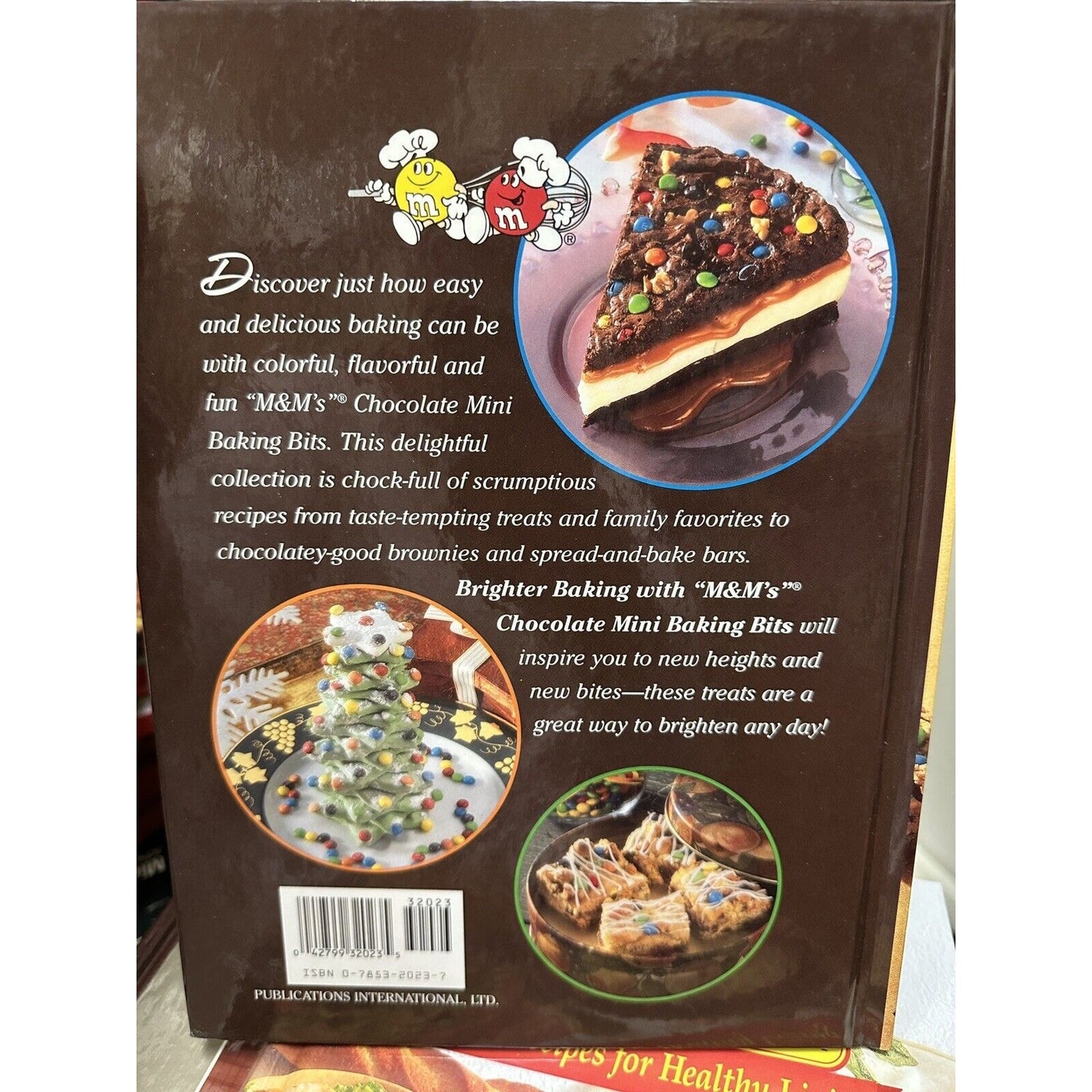 Brighter Baking with M&M's Chocolate Mini Baking Bits Hardcover Desert Cookbook