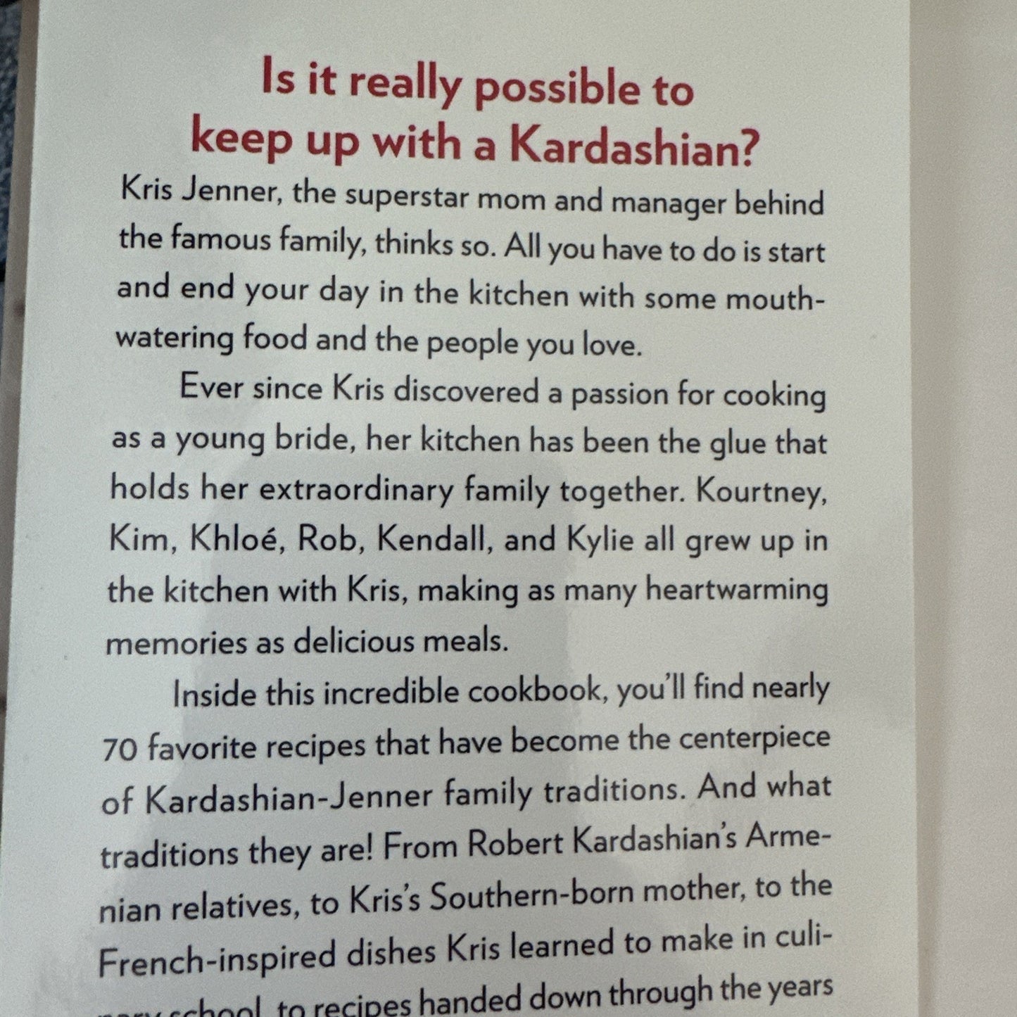 In the Kitchen with Kris: A Kollection of Kardashian-Jenner Family Favorites
