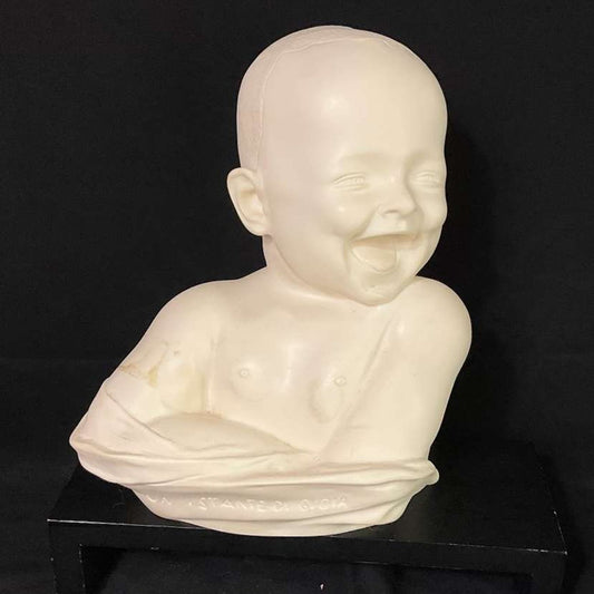 Instant Joy White Plaster Baby Bust Un Istante DI Gioia Rare ART LIMI TED To 793