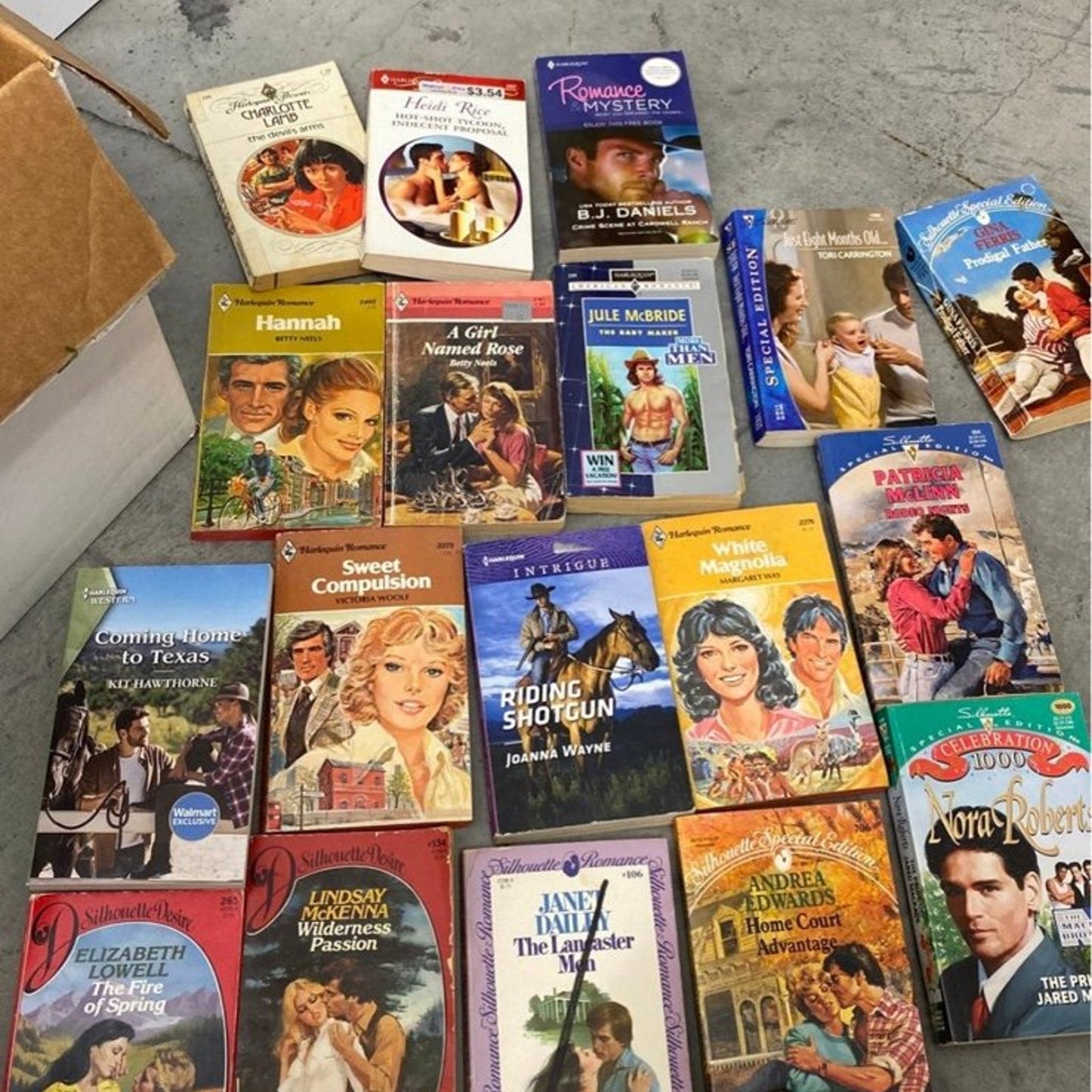 20 pounds of Romance Books