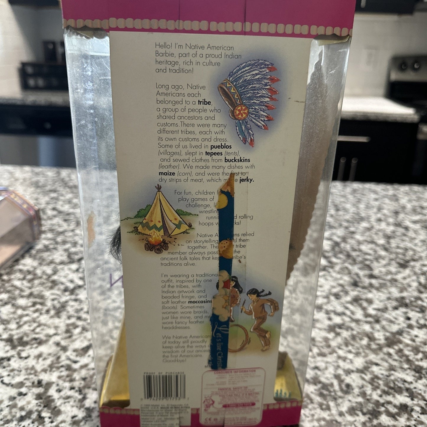 Native American Barbie Special Edition Dolls Of The World Collection 1992-3