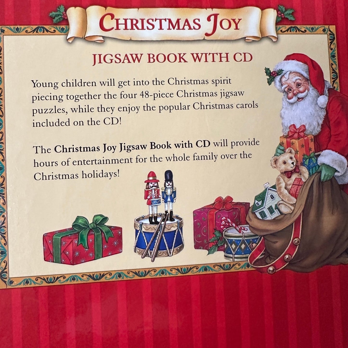 Christmas Joy Jigsaw book with CD