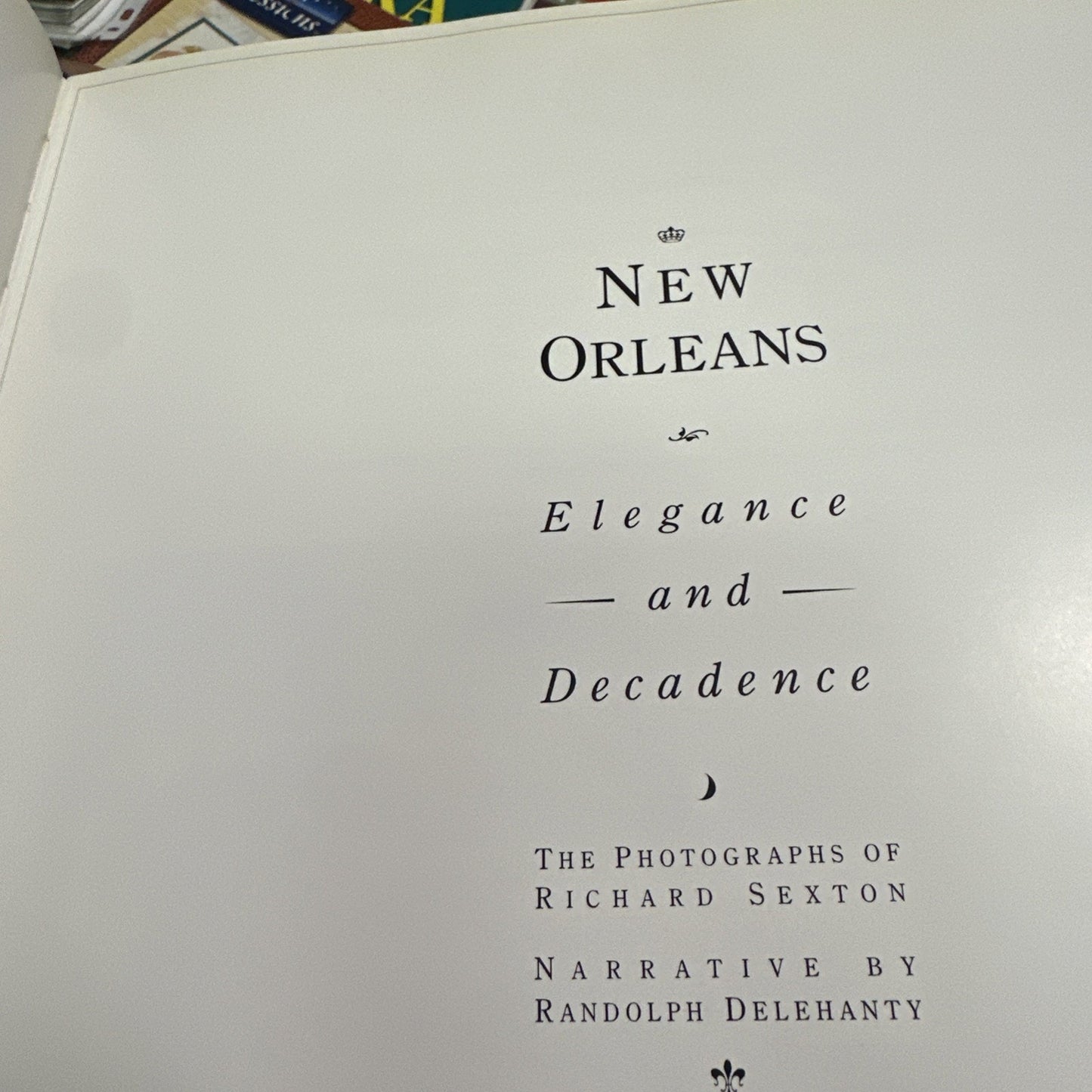 New Orleans: Elegance and Decadence Hardcover Table Book