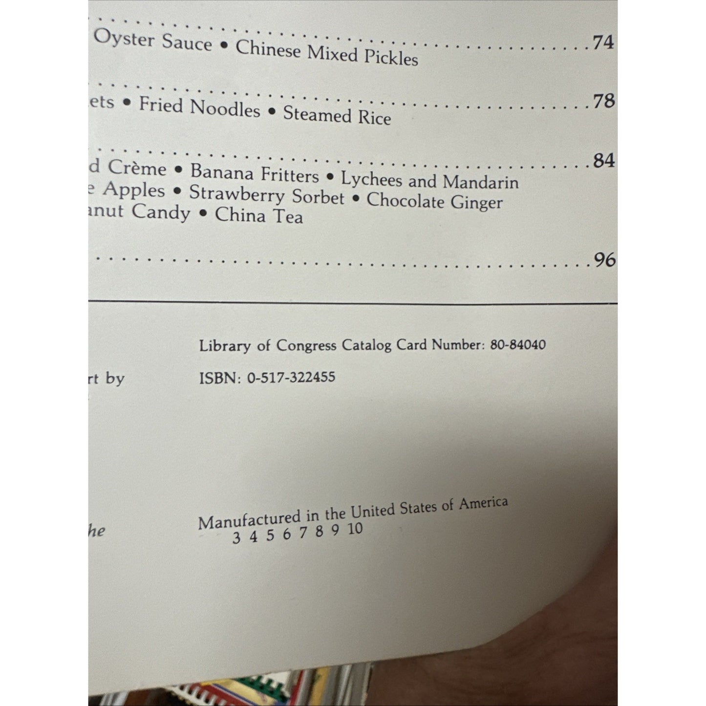 Vintage 1980 Chinese Cooking Class Cookbook Recipes Cook Book Paperback