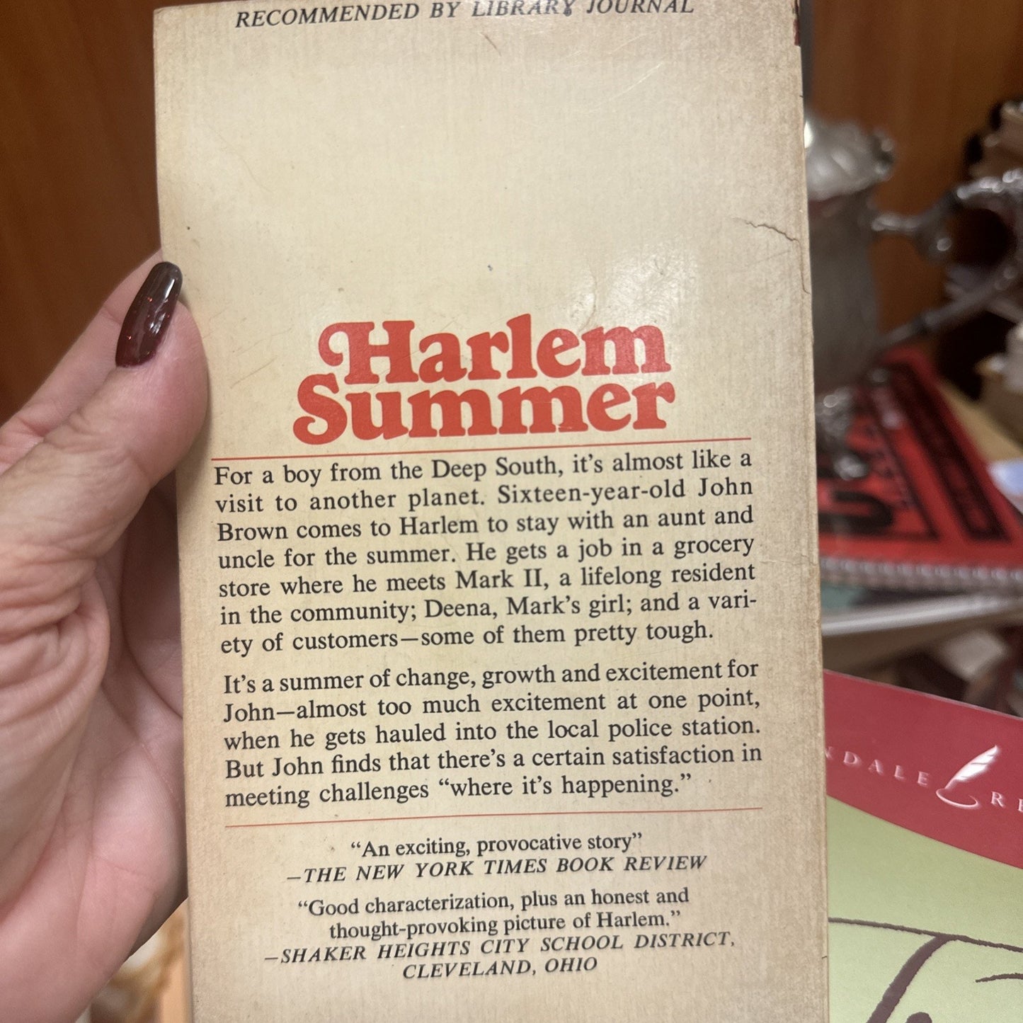 HARLEM SUMMER - Mary Elizabeth Vroman - Berkley Highland Edition, 1969