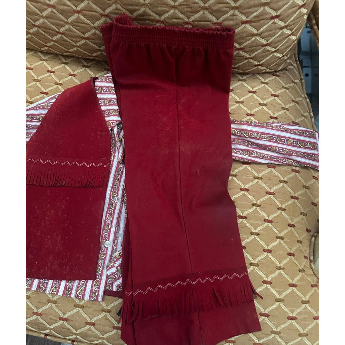 Vintage Fawn Togs 3 piece western ware. Size 4