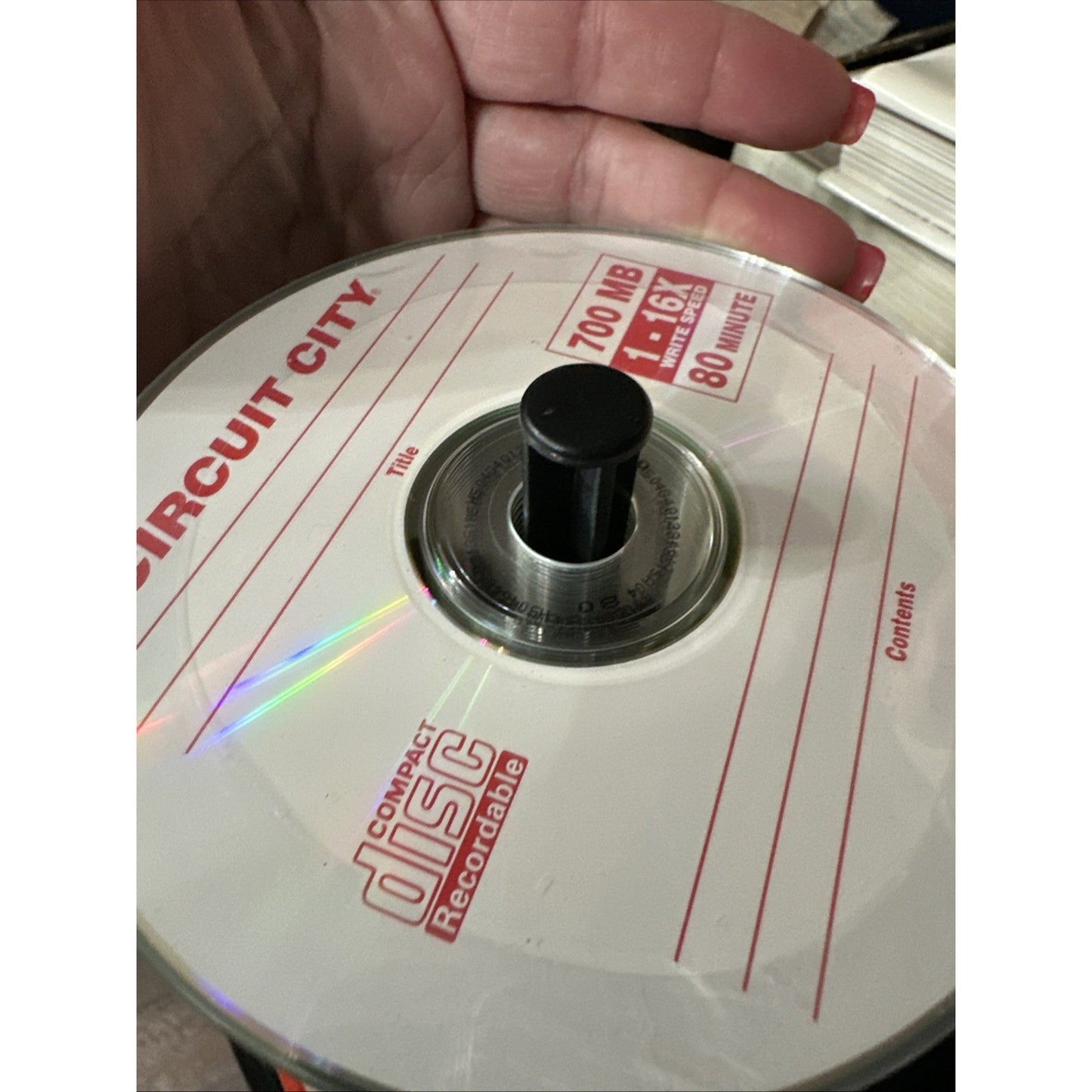 NEW SEALED CIRCUIT CITY 100 PK CD-R's 700 MB 16X 80 MIN. RECORDABLE DISCS NOS