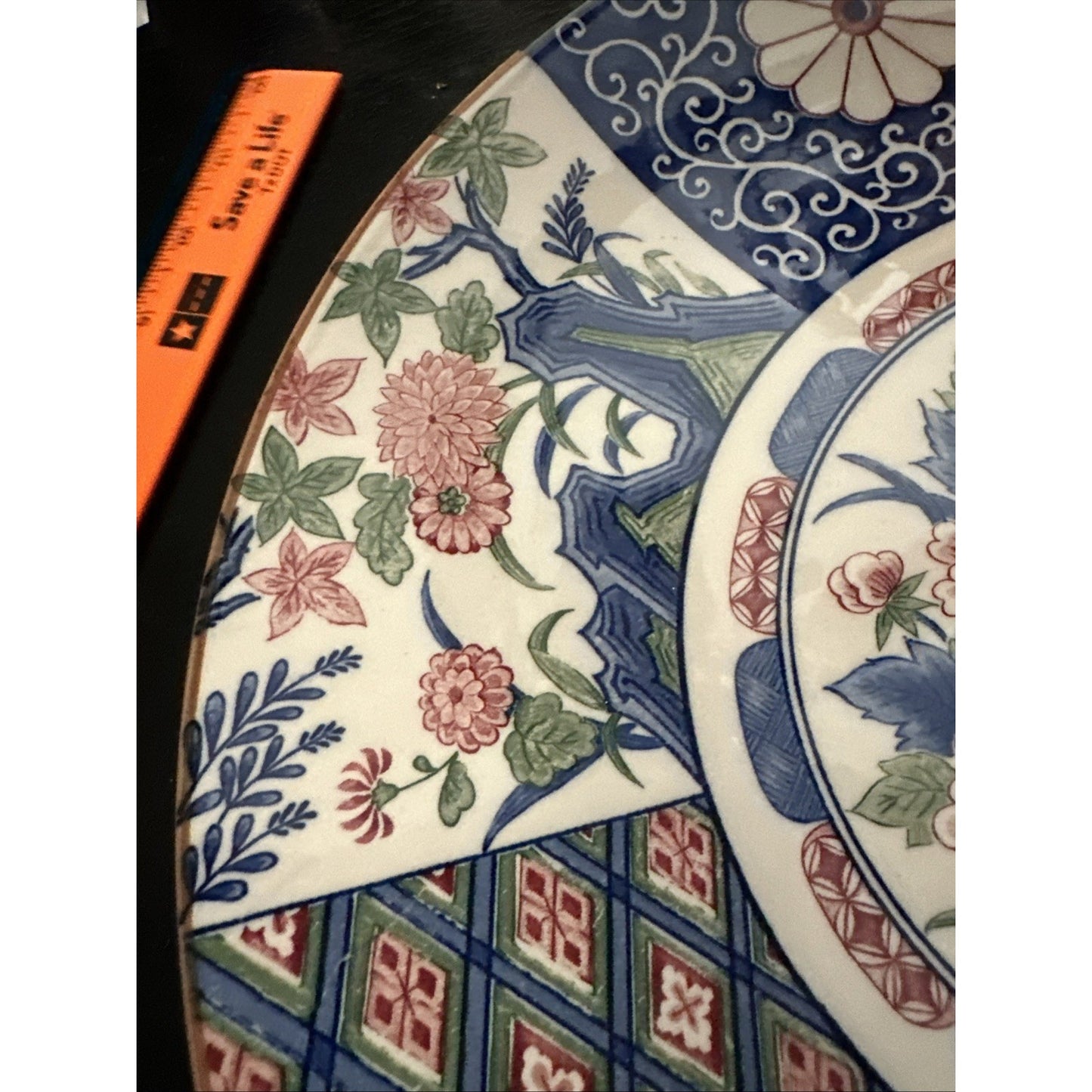 IMARI Arita Antique Japanese porcelain Large Platter 14 Inch