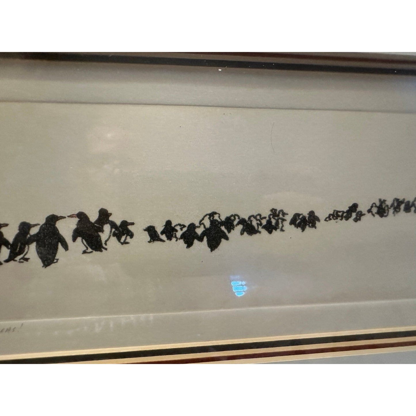 20 x 10 penguin art we’re headed to the promised Land signed Angie 209/400