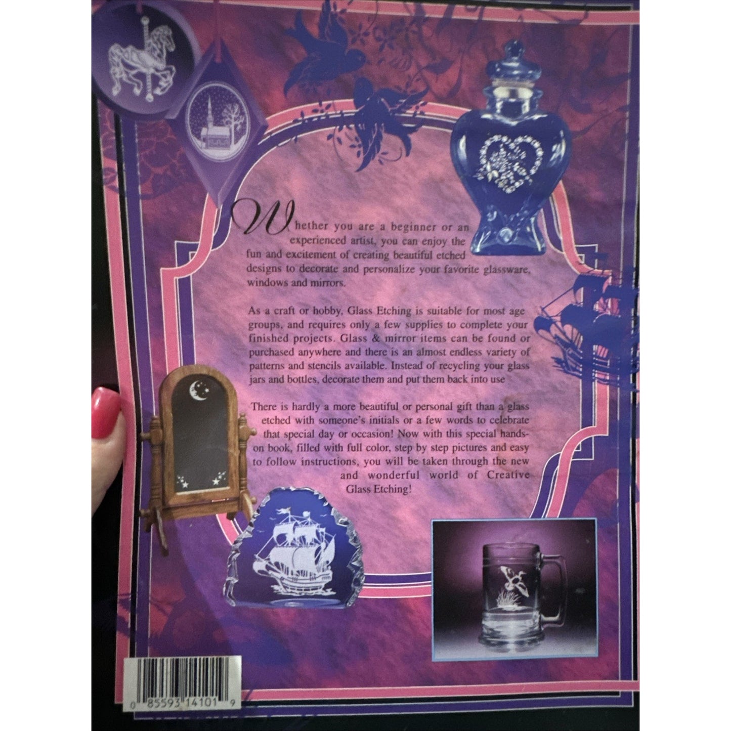 CREATIVE GLASS ETCHING TERRENCE AND SYD PICONE BOOK
