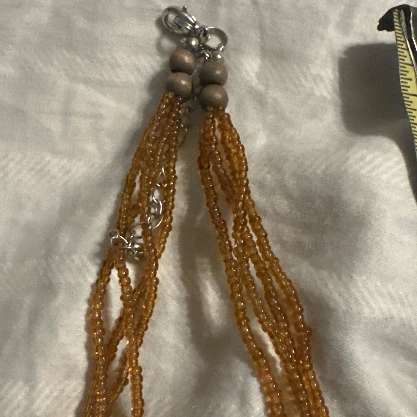 Vintage Agate Quartz Stone Polished Natural Chunky Statement Necklace