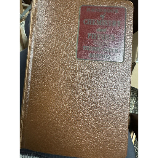 Handbook Of Chemistry And Physics 36th Edition 1954-1955