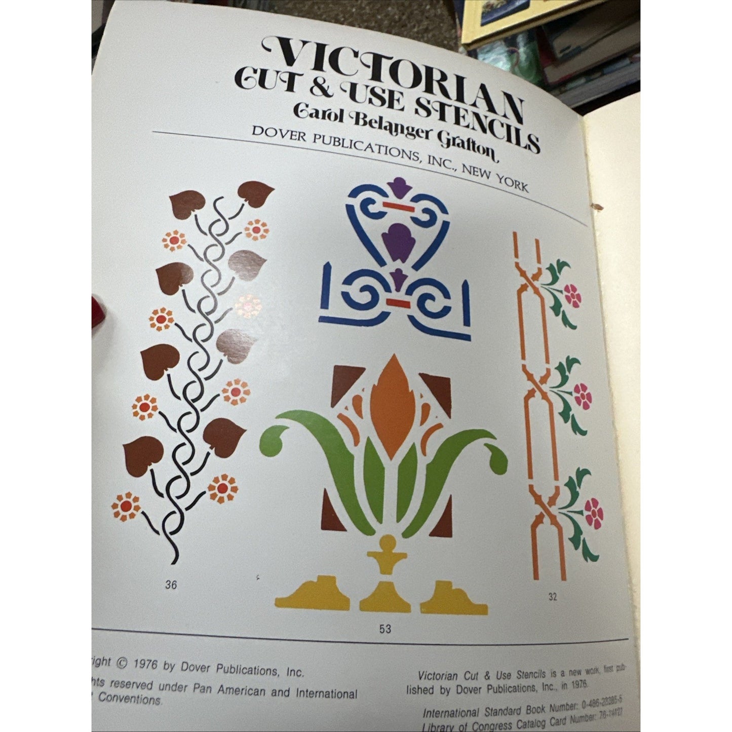 Victorian Cut and Use Stencils : 55-Full-Size Stencils Printed on Durable