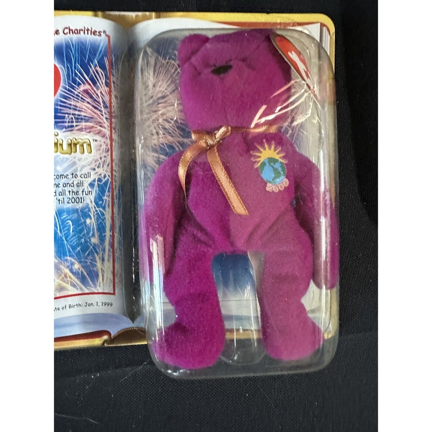 Ty Beanie Babies 2000 Millennium Bear, Ronald McDonald House Charities version