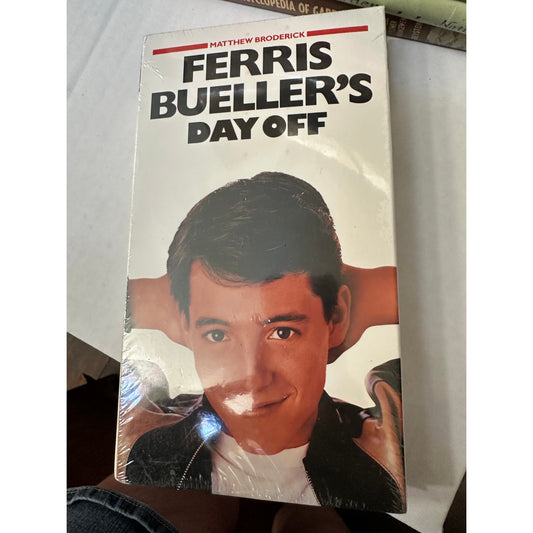 New Sealed VHS Ferris Buellers Day Off Paramount Watermark seal 1986 John Hughes