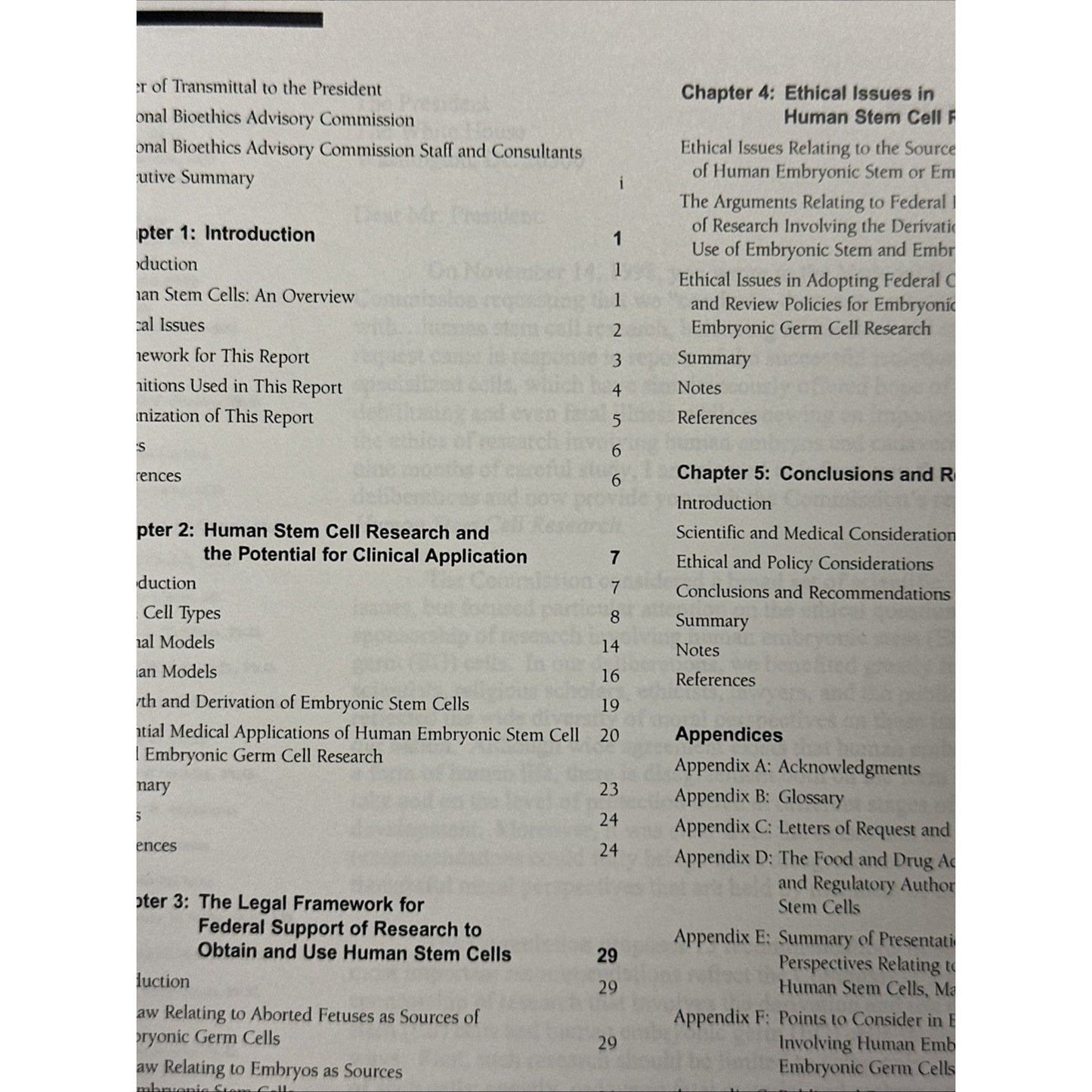 National Bioethics A - Ethical Issues in Human Stem Cell Research