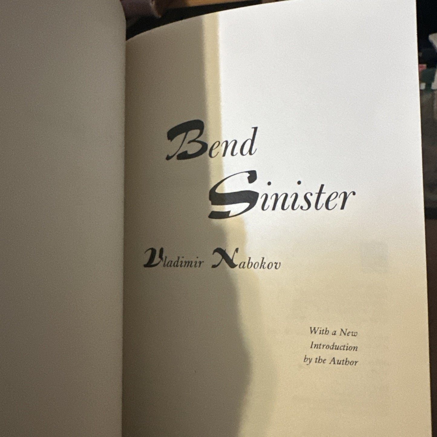 Bend Sinister, by Vladimir Nabokov SOFTCOVER (Time, 1964)