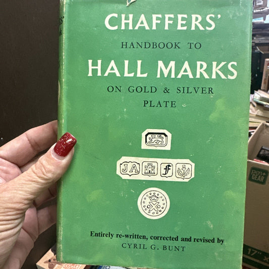 Chaffers Handbook to Hall Marks on Gold & Silver Plate HC DJ 1975 Good