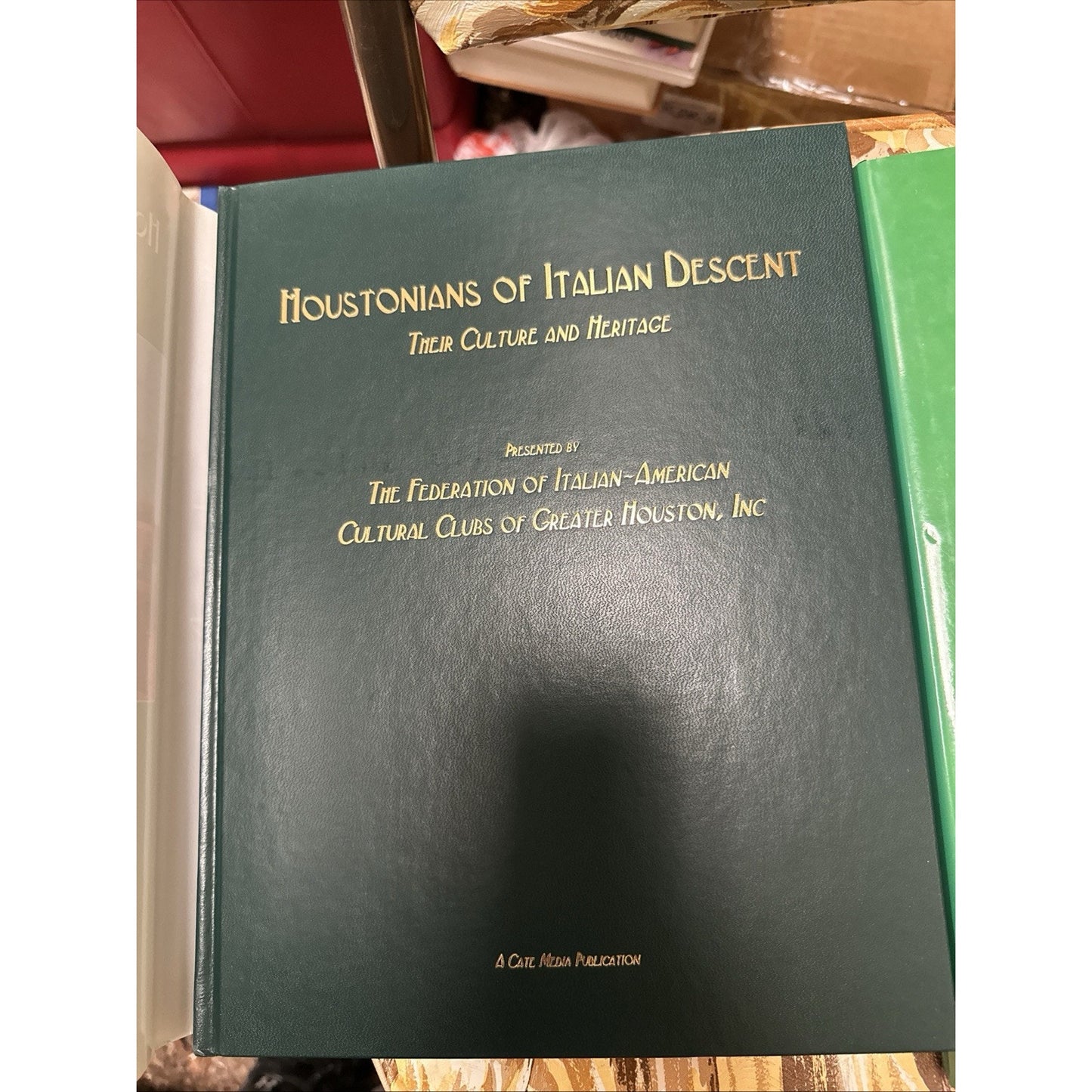Vol 1 and 2: Houstonians of Italian Descent Their Culture and Heritage genealogy