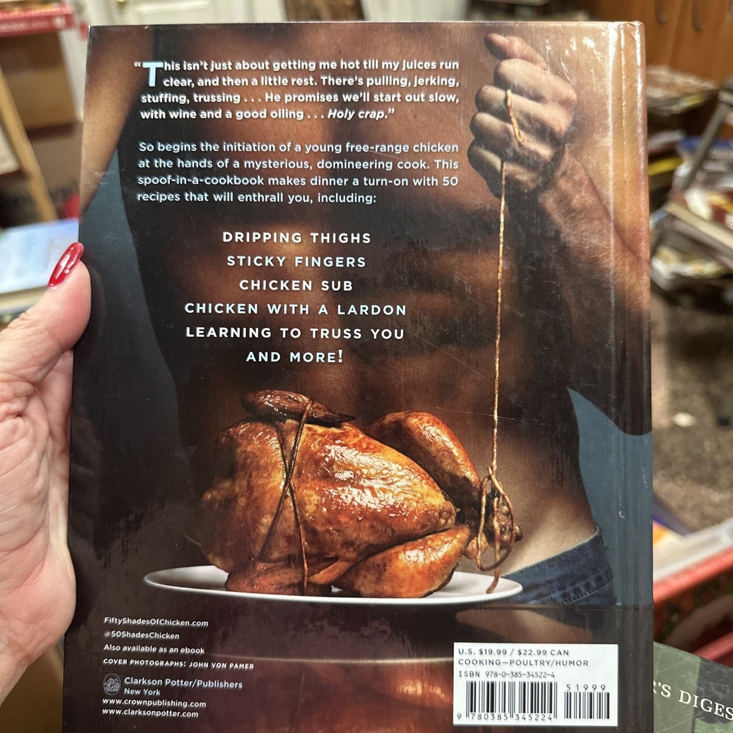 Fifty Shades Of Chicken Cook Book - Hilarious Gift For Friends And Chefs