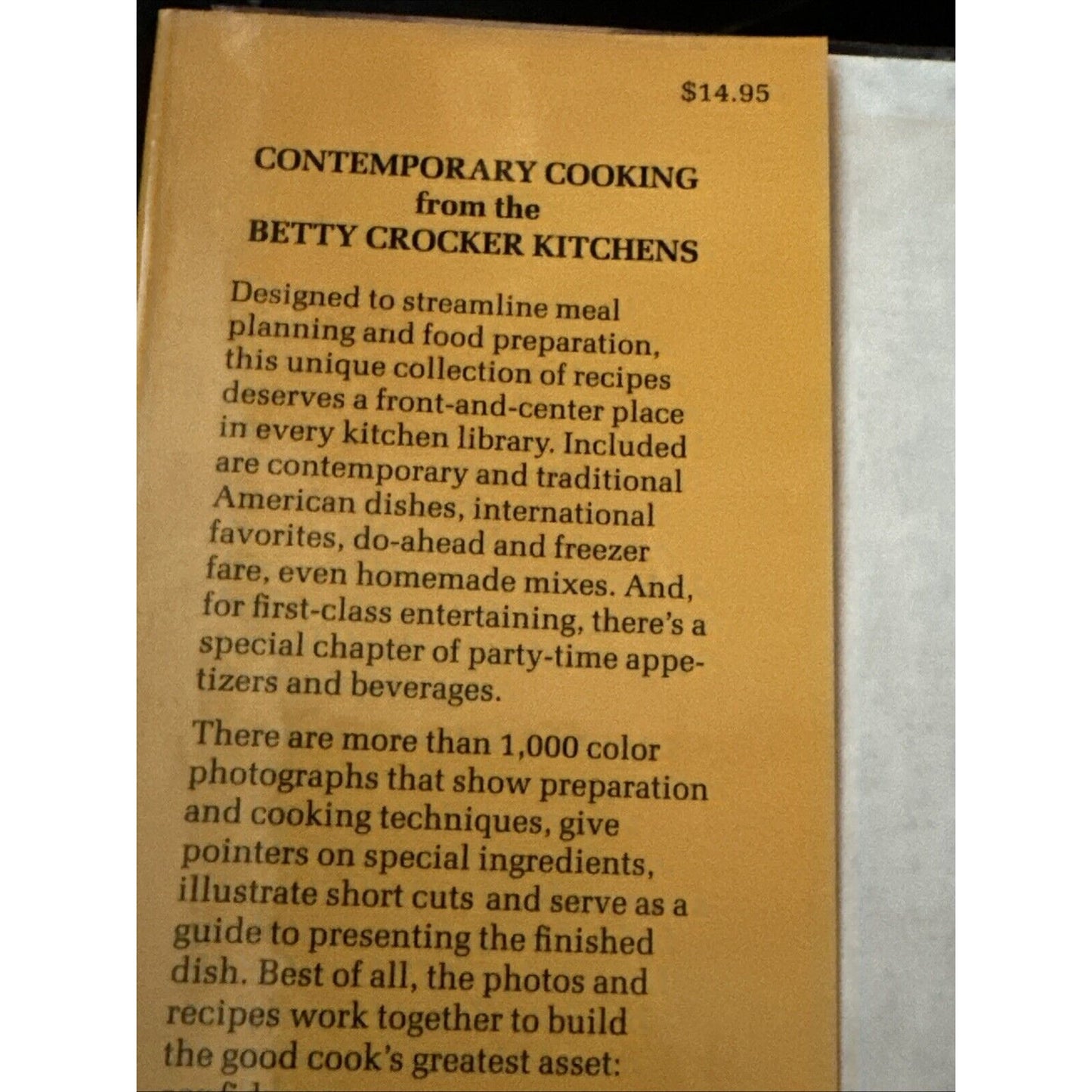 Vintage 1983 HC 1st Printing Betty Crocker's Step By Step Picture Cookbook