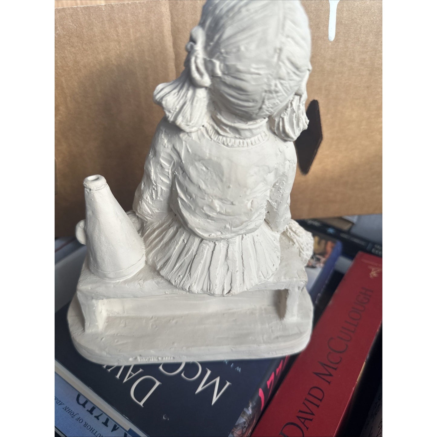 Vintage Austin Sculpture Lil Cheerleader Dee Crowley Bright Eyes Ceramic 90s