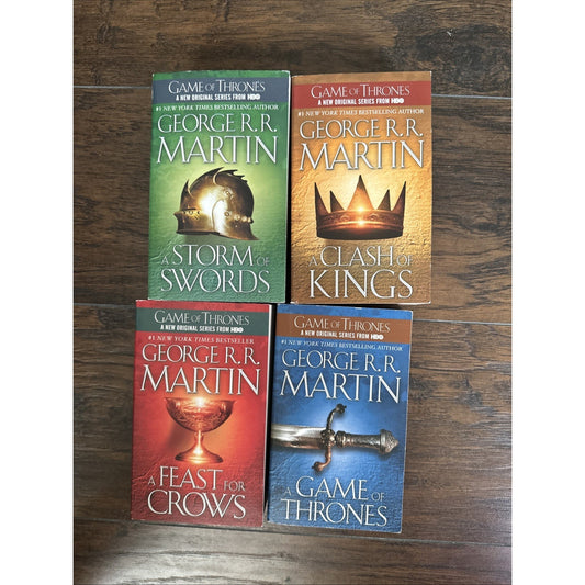 A Song of Ice and Fire 1-4: Game of Thrones, Clash of King by George R.R. Martin