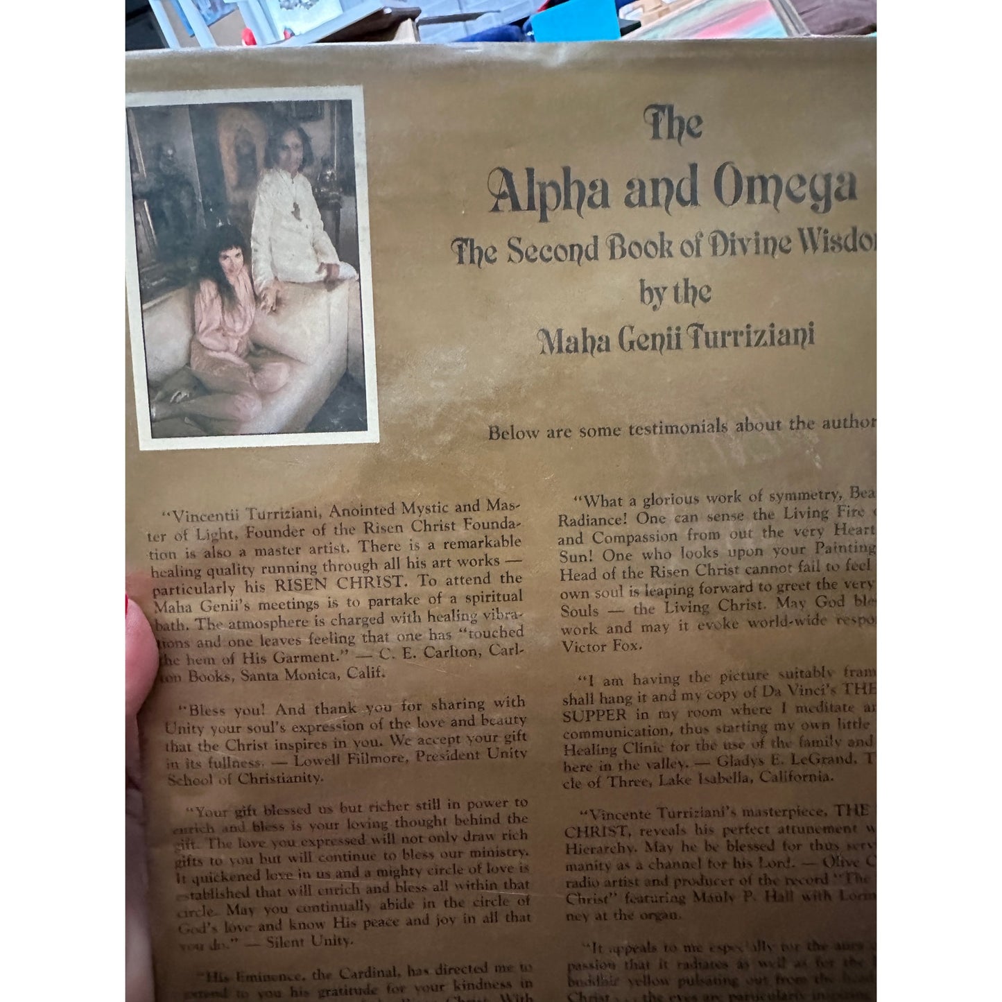 Alpha and omega: The book of divine wisdom
