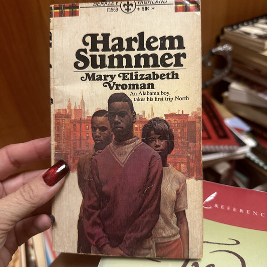 HARLEM SUMMER - Mary Elizabeth Vroman - Berkley Highland Edition, 1969