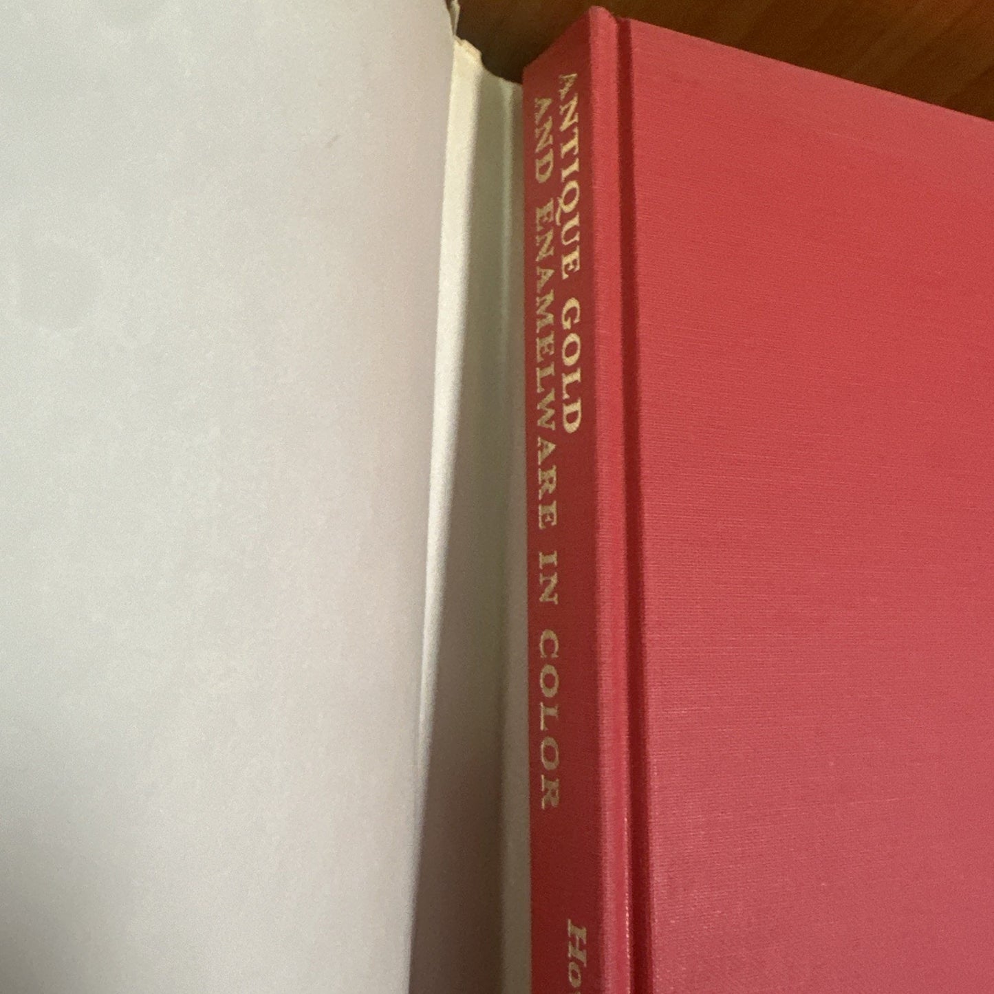 Antique Gold and Enamelware In Color 1971 by Howard Ricketts Book