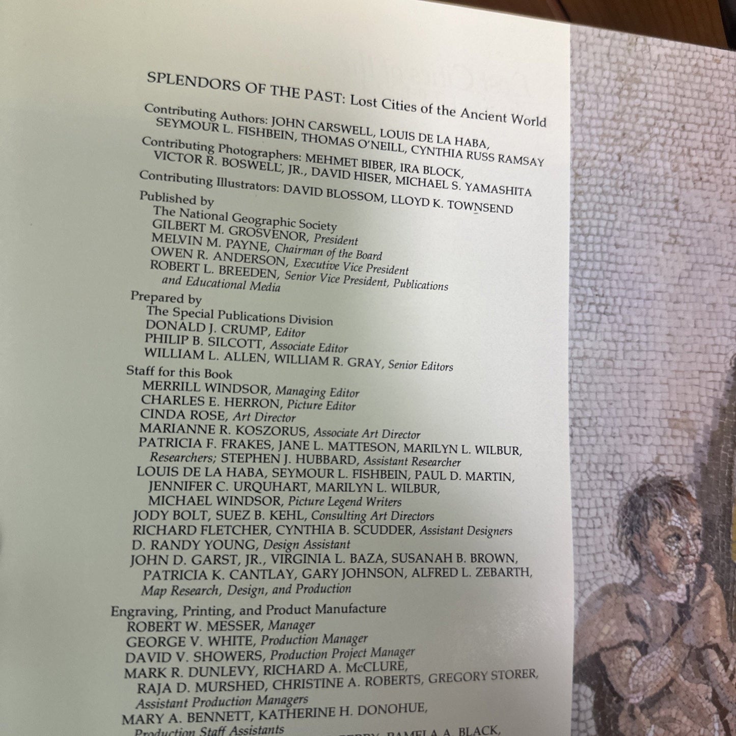 Splendors of the Past Lost Cities of the Ancient World National Geographic Book