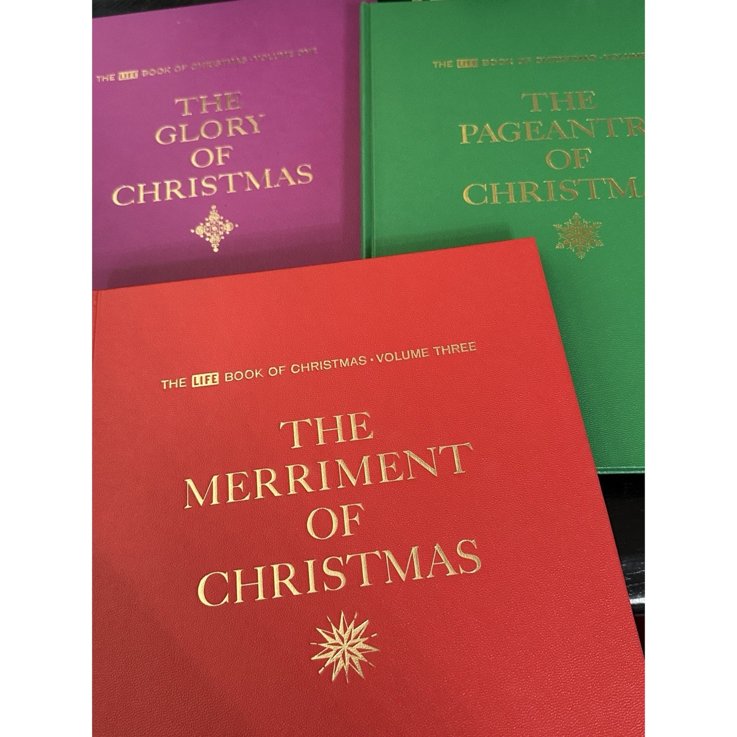 Vintage THE LIFE BOOK OF CHRISTMAS (3 Volume Hardcover Set w/ Sleeve Case) 1963