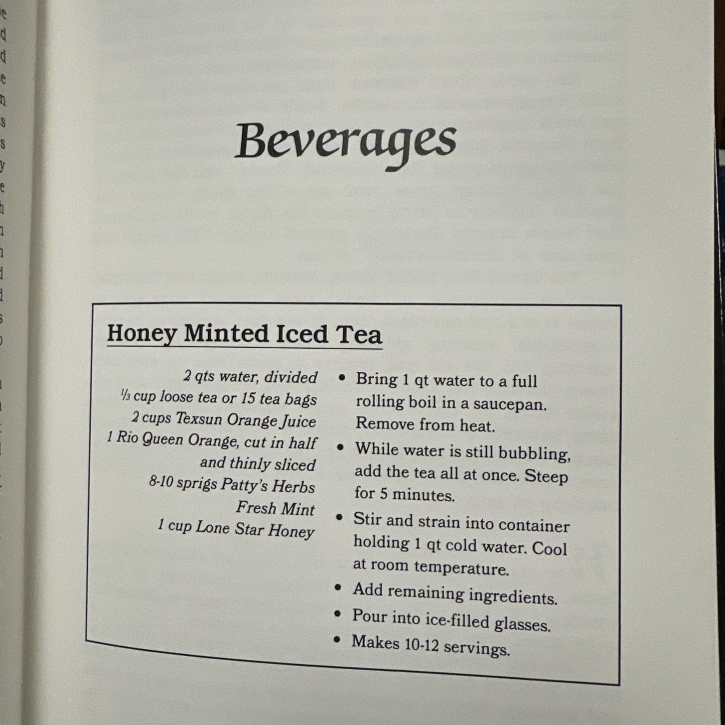 A Genuine Old Fashioned Down-Home Home Grown Official Texas Cook-Book HC