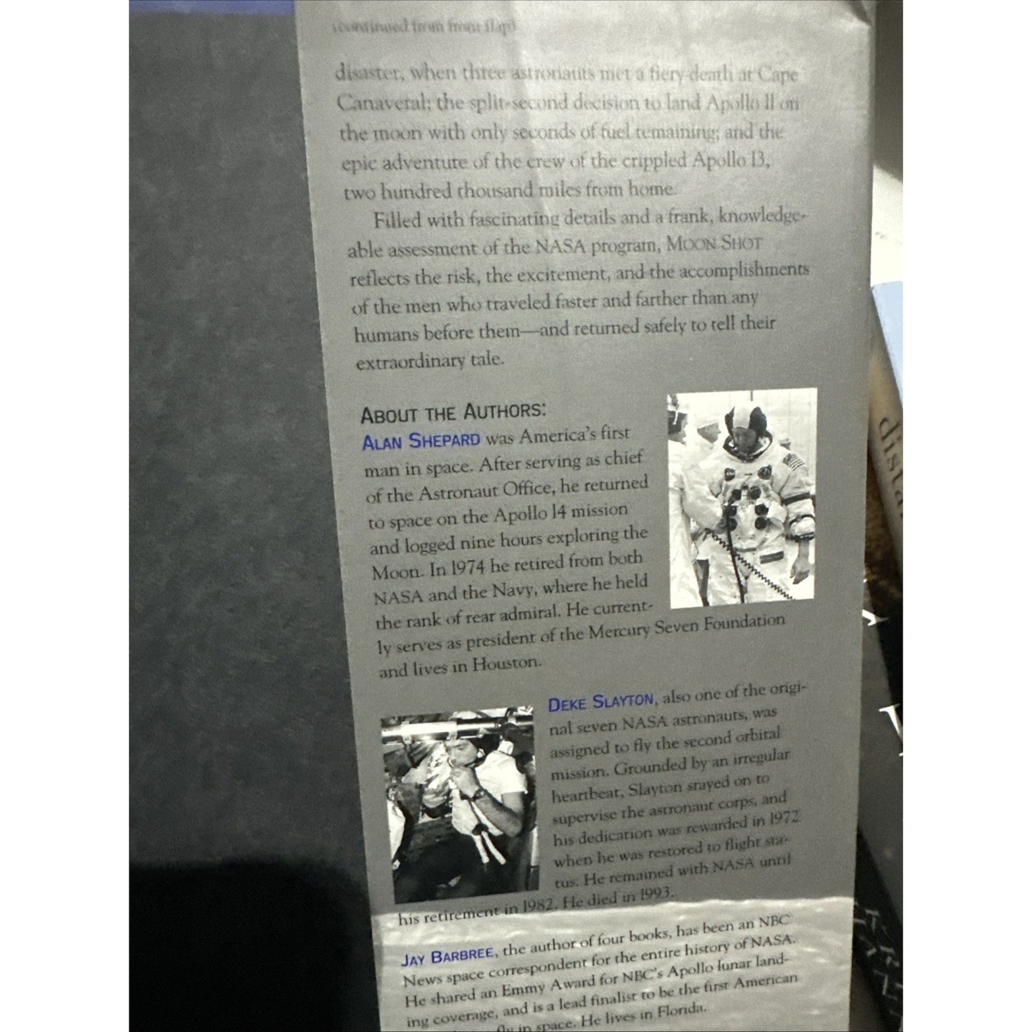 MOON SHOT 1st. ed. 1994 signed by Alan Shepard