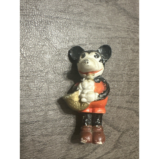 1930s Mickey Mouse Made in Japan Porcelain Bisque Figurine with Saxophone