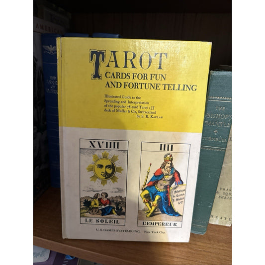 Tarot Cards For Fun and Fortune Telling 1970 HC