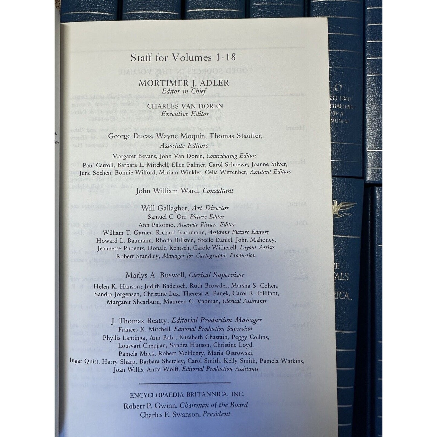 The Annals of America 1976 Complete 20 Volume Book Set