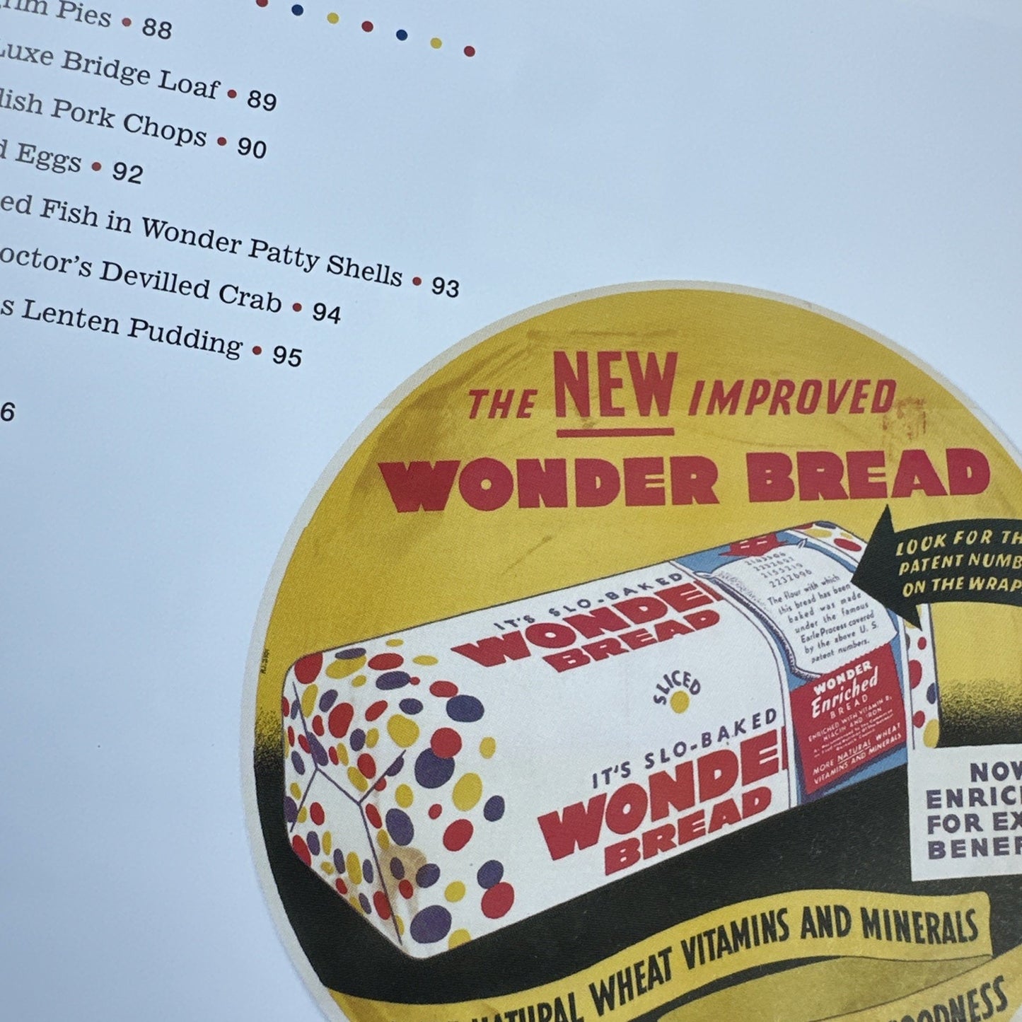 The Wonder Bread Cookbook by Wonder 2007 Hardcover Illustrated 1st Edition