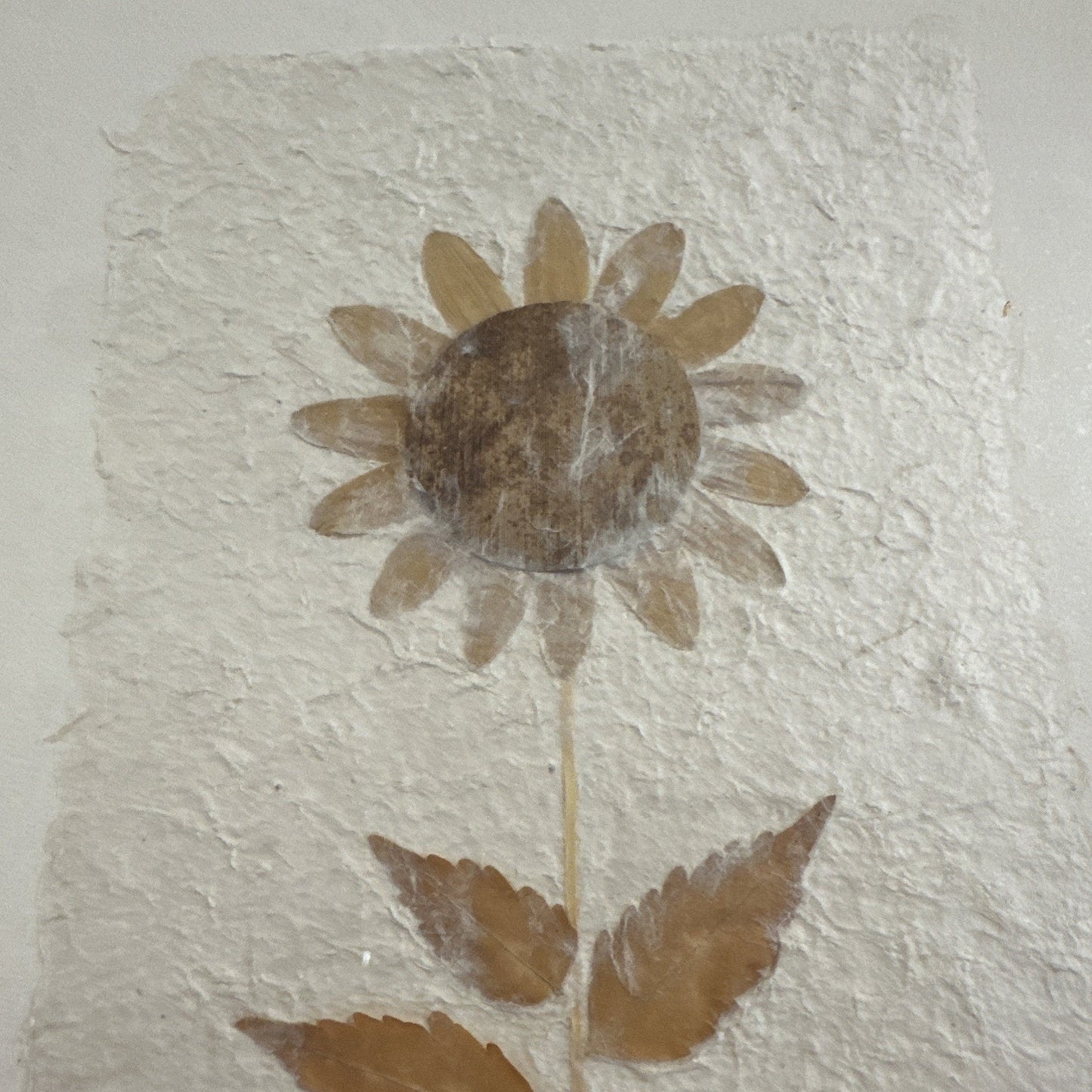 "Sunflowers" By Interia, 12.75"x10.75" Imported Madagascar for Pier One 1995