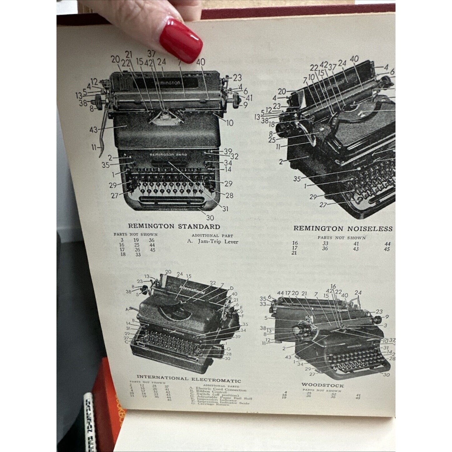 Vtg 20th CENTURY TYPEWRITING Two Year Course Fourth Edition LESSENBERRY 1942 HC