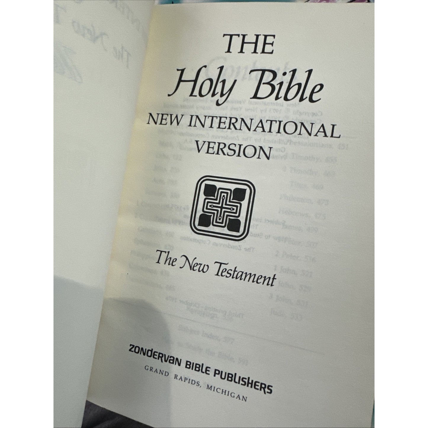 New Testament Study Helps New International Version Paperback Zondervan 1976